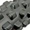 Масажний ролик EasyFit Grid Roller PRO 33 см Чорний