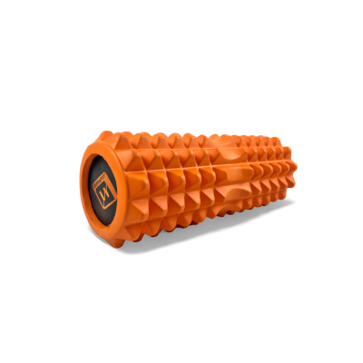 Масажний ролик EasyFit Solid Roller v.1.2s 33х13 см помаранчевий