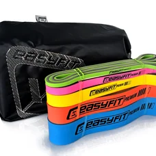 Набір двошарових резинок для підтягування EasyFit Premium 2-63 кг (5 шт)