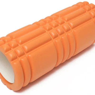 Масажний ролик EasyFit Grid Roller 33 см v.1.0 Помаранчевий