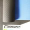 Килимок для йоги та фітнеса EasyFit TPE+TC 6мм двошаровий + Чохол чорний з синім