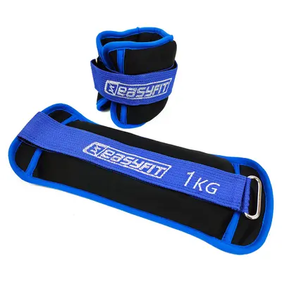 Обтяжувачі для ніг та рук з металом EasyFit MYAKI по 1 кг (пара)