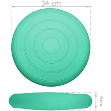 Балансувальна масажна подушка гладка EasyFit Balance Cushion Бірюзовий
