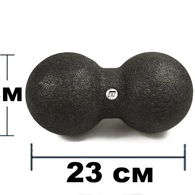 Масажний м'ячик подвійний EasyFit EPP 23х12 см
