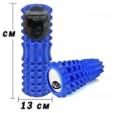 Масажний ролик EasyFit Grid Roller 33 см v.1.2 Синій
