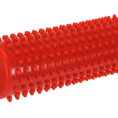 Масажний циліндр EasyFit Spindle з шипами червоний
