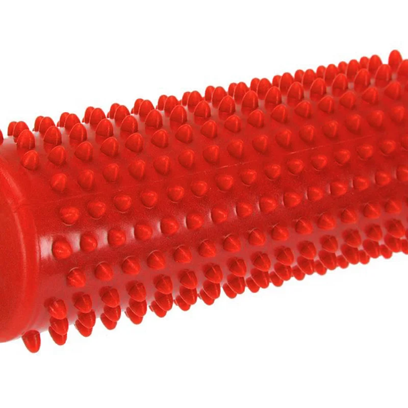 Масажний циліндр EasyFit Spindle з шипами червоний