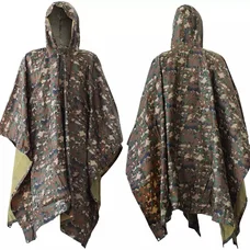 Тактичний дощовик-пончо EasyFit RainC (військовий плащ ЗСУ) камуфляж marpat