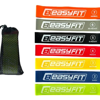 Резинки для фітнесу EasyFit набір з 7 штук