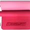 Килимок для йоги та фітнесу EasyFit TPE+TC 6мм двошаровий рожевий-св. рожевий