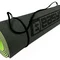 Килимок для йоги та фітнеса EasyFit TPE+TC 6мм двошаровий + Чохол чорний з зеленим