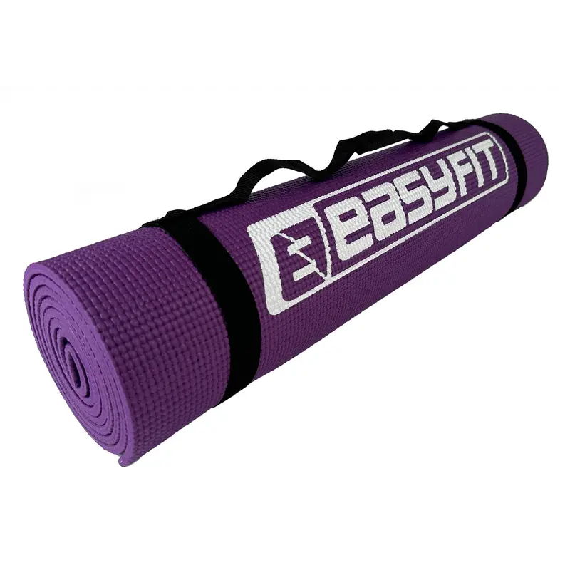 Килимок для йоги та фітнесу EasyFit ПВХ (PVC) Фіолетовий Килимок для йоги та фітнесу EasyFit ПВХ (PVC) Фіолетовий
