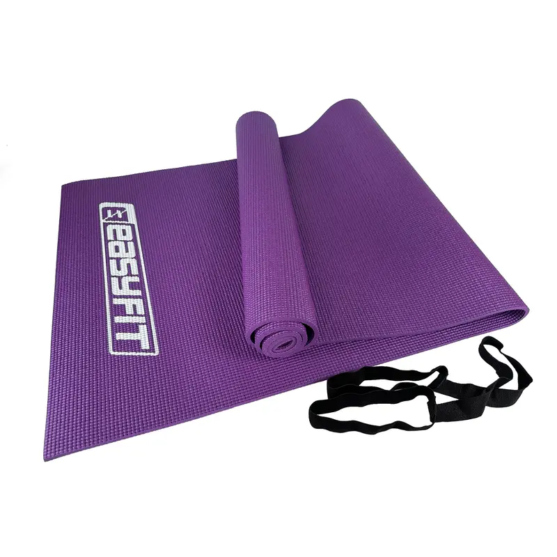 Килимок для йоги та фітнесу EasyFit ПВХ (PVC) Фіолетовий Килимок для йоги та фітнесу EasyFit ПВХ (PVC) Фіолетовий