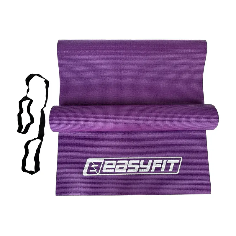 Килимок для йоги та фітнесу EasyFit ПВХ (PVC) Фіолетовий Килимок для йоги та фітнесу EasyFit ПВХ (PVC) Фіолетовий