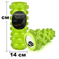 Масажний ролик EasyFit Grid Roller PRO 33 см Салатовий