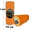 Масажний ролик EasyFit Grid Roller 33 см v.1.1 Помаранчевий