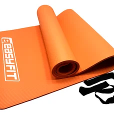 Килимок для фітнесу та йоги EasyFit NBR 10 мм Помаранчевий