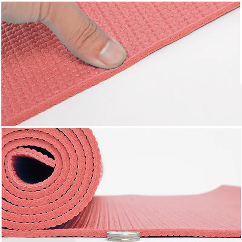 Килимок для йоги та фітнесу EasyFit ПВХ (PVC) Червоний Килимок для йоги та фітнесу EasyFit ПВХ (PVC) Червоний