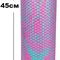 Масажний ролер EasyFit Foam Roller 45 см двоколірний Рожевий-м'ятний