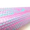 Масажний ролер EasyFit Foam Roller 45 см двоколірний Рожевий-м'ятний