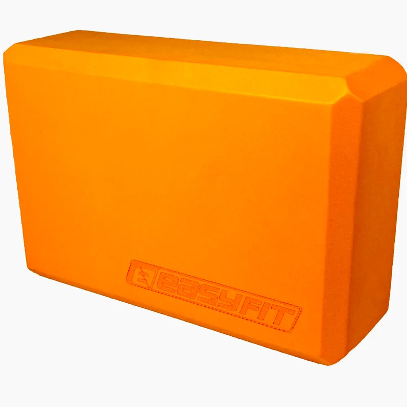 Блок для йоги EasyFit EVA Помаранчевий