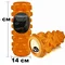 Масажний ролик EasyFit Grid Roller PRO 33 см Помаранчевий