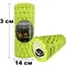 Масажний ролик EasyFit Grid Roller 33 см v.1.1 Салатовий