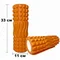Масажний ролик EasyFit Wavyspines 33 см Помаранчевий