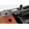 Кухонная мойка SMART&ART R002 7545BL PVD черная "Водопад"