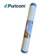 Картридж із гранульованим активованим вугіллям Puricom Slim 2.5"х20" GAC