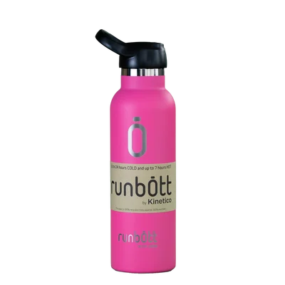 Пляшка-термос KINETICO RUNBOTT 600 мл, фуксія, New