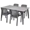 Комплект садових меблів HECHT SAMANA SET GRAPHITE 4 Комплект садових меблів HECHT SAMANA SET GRAPHITE 4