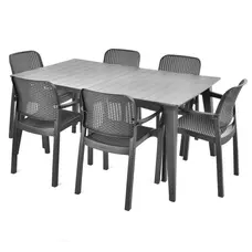 Комплект садових меблів HECHT SAMANA SET GRAPHITE 6