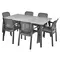 Комплект садових меблів HECHT SAMANA SET GRAPHITE 6 Комплект садових меблів HECHT SAMANA SET GRAPHITE 6