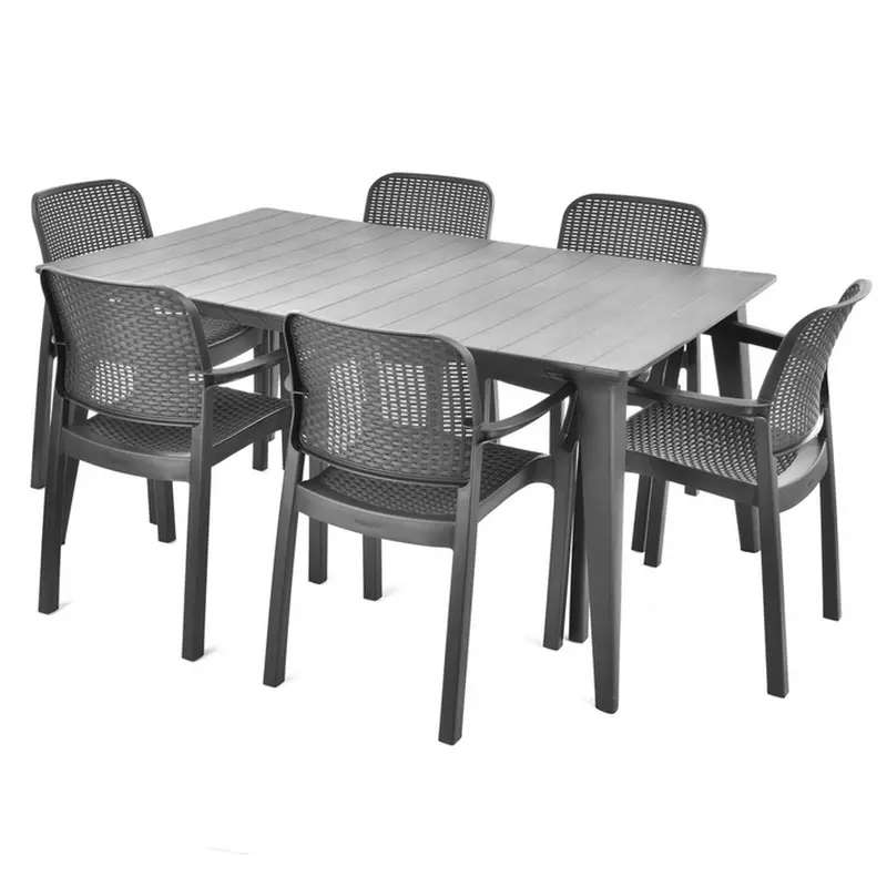 Комплект садових меблів HECHT SAMANA SET GRAPHITE 6