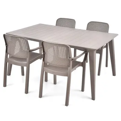 Набір садових меблів HECHT SAMANA SET BEIGE 4