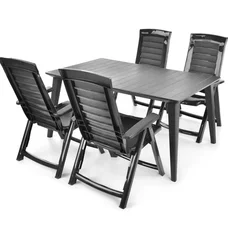 Набір садових меблів HECHT JARDIN GRAPHITE 4