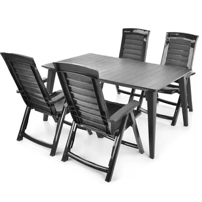 Набір садових меблів HECHT JARDIN GRAPHITE 4 Набір садових меблів HECHT JARDIN GRAPHITE 4