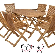 Набір садових меблів HECHT BASIC SET 6