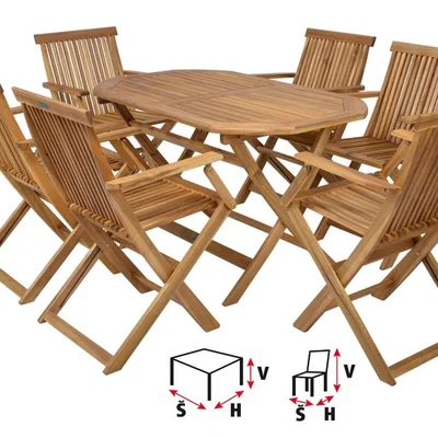 Набір садових меблів HECHT BASIC SET 6