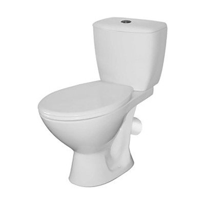 Компакт CERSANIT 382 KORAL NEW косой слив, 3/6, нижний подвод воды + сиденье (063201)