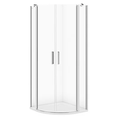 Душевая кабина CERSANIT MODUO 80x80x195 прозрачное стекло без поддона полукруглая