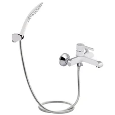Однорычажный смеситель  для ванны MIXXUS PREMIUM EDEM 009 WHITE с коротким литым изливом, белого цвета, латунь 
