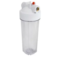 Колба 2Р10 "1/2" в комплекті ключ, кріплення, біла AquaKut (10739)