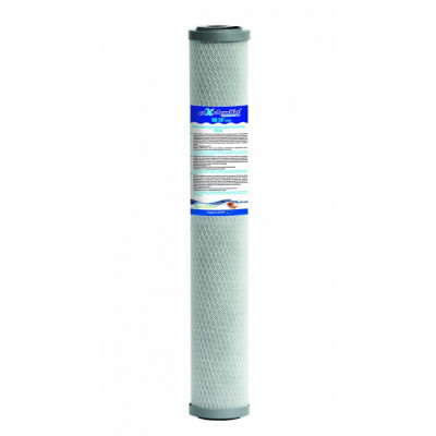 Картридж прессованный активированный уголь FCCBL  ВВ 20" Slim  2 1/2" AquaKut (21609)