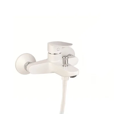 Смеситель для ванны Santan KEVON CHIC 81BC8150 White с душевым гарнитуром