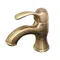 Смеситель для умывальника Santan JAFAR 47ZZ5221 old bronze с донным клапаном