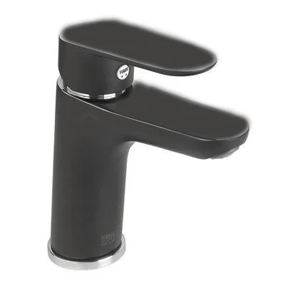 Змішувач для умивальника Santan KEVON CHIC 81NC8123 Black з донним клапаном