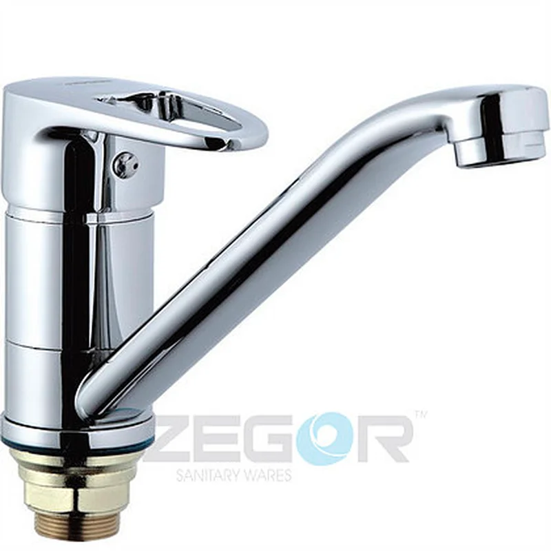 Смеситель для кухни ZEGOR PED-A181 на гайке