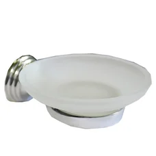 Мильниця AQUAVITA Comfort KL-0208 кругла, скло + метал